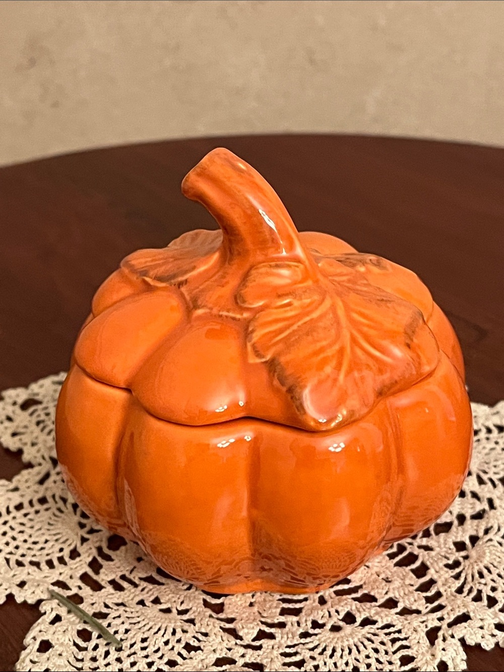 🎃 Orange Pumpkin Covered Serving Bowl – Hobby Lobby Fall Tableware- NWT
